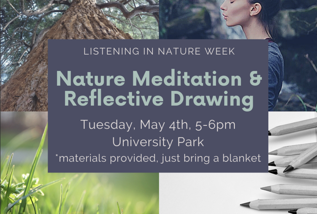 Nature Meditation & Reflective Drawing - A new Earth conversation